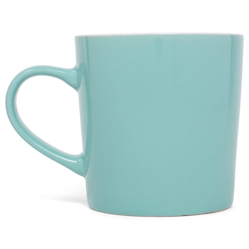 About Face Designs Teal Coffee Mug - Mamma Bird - Image 4
